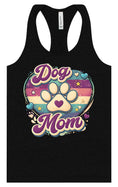 Load image into Gallery viewer, Retro Dog Mom Women's Racerback Tank