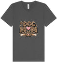 Load image into Gallery viewer, Leopard Print Dog Mom Unisex V-Neck Shirt