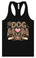 Load image into Gallery viewer, Leopard Print Dog Mom Women's Racerback Tank