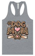 Load image into Gallery viewer, Leopard Print Dog Mom Women's Racerback Tank