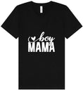 Load image into Gallery viewer, Boy Mama Unisex V-Neck Shirt