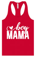 Load image into Gallery viewer, Boy Mama Women's Racerback Tank
