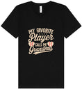 Load image into Gallery viewer, My Favorite Baseball Player Calls Me Grandma Unisex V-Neck Shirt
