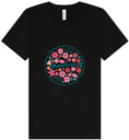Load image into Gallery viewer, Flowers for Grandma Unisex V-Neck Shirt