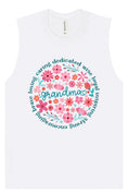 Load image into Gallery viewer, Flowers for Grandma Muscle Tank