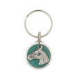 Load image into Gallery viewer, Horse Enamel Turquoise Color Key Chain