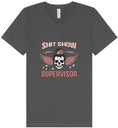 Load image into Gallery viewer, Shitshow Supervisor Unisex V-Neck Shirt