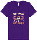 Load image into Gallery viewer, Shitshow Supervisor Unisex V-Neck Shirt