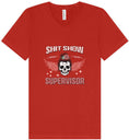 Load image into Gallery viewer, Shitshow Supervisor Unisex V-Neck Shirt