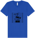 Load image into Gallery viewer, Smile in my Mugshot Unisex V-Neck Shirt