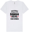 Load image into Gallery viewer, Too Busy Badass Mom Unisex V-Neck Shirt