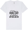 Load image into Gallery viewer, Double Shot of What My Kids Are On Unisex V-Neck Shirt