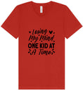Load image into Gallery viewer, Losing My Mind One Kid at a Time Unisex V-Neck Shirt