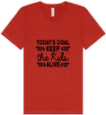 Load image into Gallery viewer, Keep the Kids Alive Unisex V-Neck Shirt
