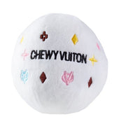White Chewy Vuiton Ball by Haute Diggity Dog