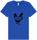 Load image into Gallery viewer, Chicken Mom Unisex V-Neck Shirt
