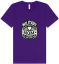 Load image into Gallery viewer, Proud Military Mom Unisex V-Neck Shirt
