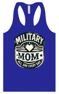 Load image into Gallery viewer, Proud Military Mom Women's Racerback Tank