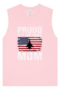 Load image into Gallery viewer, Proud Air Force Mom Muscle Tank