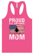 Load image into Gallery viewer, Proud Air Force Mom Women's Racerback Tank
