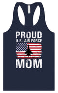 Load image into Gallery viewer, Proud Air Force Mom Women's Racerback Tank