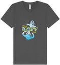Load image into Gallery viewer, Proud Navy Mom Unisex V-Neck Shirt