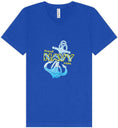 Load image into Gallery viewer, Proud Navy Mom Unisex V-Neck Shirt