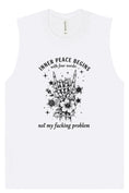 Load image into Gallery viewer, Inner Peace Begins With... Muscle Tank