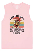 Load image into Gallery viewer, Pecked You in My Head Muscle Tank