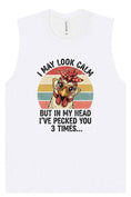 Load image into Gallery viewer, Pecked You in My Head Muscle Tank