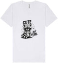 Load image into Gallery viewer, Cute but Feral Unisex V-Neck Shirt