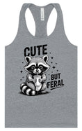 Load image into Gallery viewer, Cute but Feral Women's Racerback Tank