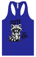 Load image into Gallery viewer, Cute but Feral Women's Racerback Tank