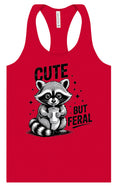 Load image into Gallery viewer, Cute but Feral Women's Racerback Tank