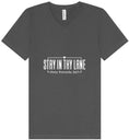 Load image into Gallery viewer, Stay in Thy Lane Unisex V-Neck Shirt