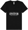 Load image into Gallery viewer, Stay in Thy Lane Unisex V-Neck Shirt
