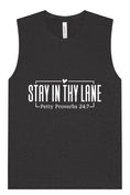 Load image into Gallery viewer, Stay in Thy Lane Muscle Tank