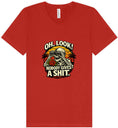 Load image into Gallery viewer, Oh Look! Nobody Gives a Shit! Unisex V-Neck Shirt