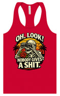 Load image into Gallery viewer, Oh Look! Nobody Gives a Shit! Women's Racerback Tank