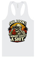 Load image into Gallery viewer, Oh Look! Nobody Gives a Shit! Women's Racerback Tank
