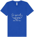 Load image into Gallery viewer, Apparently I'm Not Allowed... Unisex V-Neck Shirt