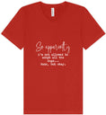 Load image into Gallery viewer, Apparently I'm Not Allowed... Unisex V-Neck Shirt