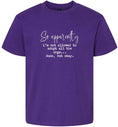 Load image into Gallery viewer, Apparently I'm Not Allowed... Children's Gildan Soft Shirt