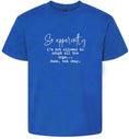 Load image into Gallery viewer, Apparently I'm Not Allowed... Children's Gildan Soft Shirt