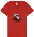 Load image into Gallery viewer, I'm Fine Unisex V-Neck Shirt