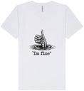 Load image into Gallery viewer, I'm Fine Unisex V-Neck Shirt