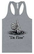Load image into Gallery viewer, I'm Fine Women's Racerback Tank