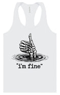 Load image into Gallery viewer, I'm Fine Women's Racerback Tank