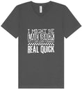 Load image into Gallery viewer, I Might Be Laid Back... Unisex V-Neck Shirt