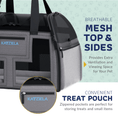 Load image into Gallery viewer, Luxury Lorry Pet Carrier with Removable Wheels and Telescopic Handle